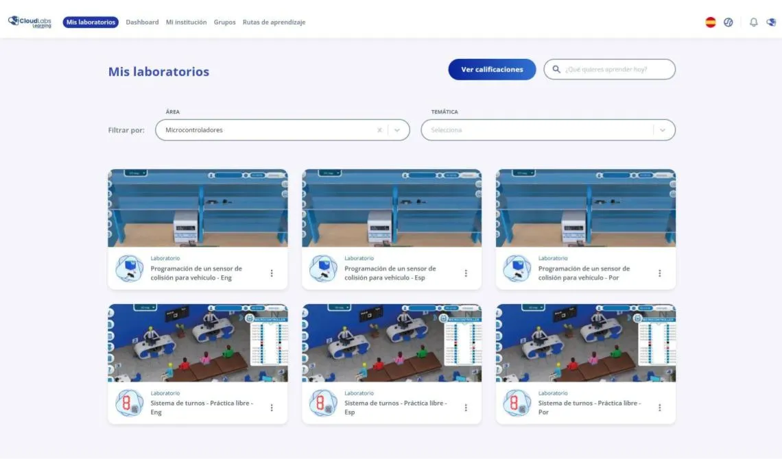 CLOUDLABS - Microcontroladores