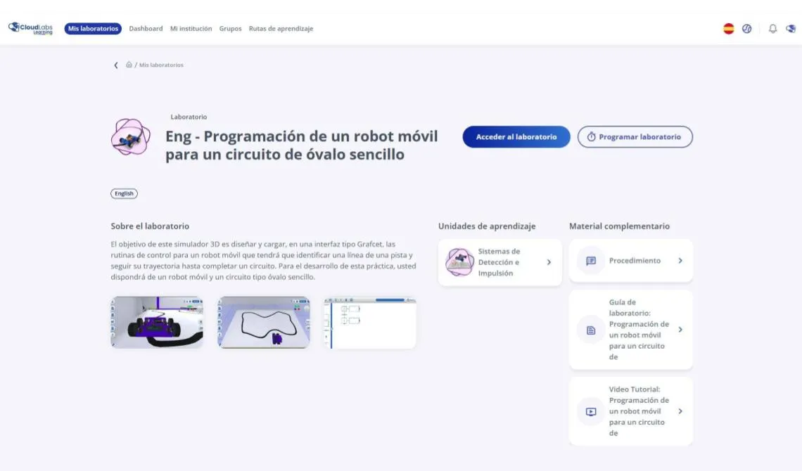 CLOUDLABS - Robótica
