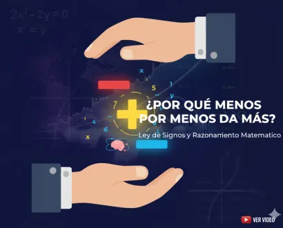 ¿Menos por menos da más? 