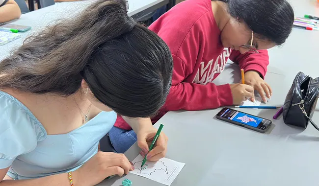 Actividad reconocimiento de territorio donde estarán las estudiantes