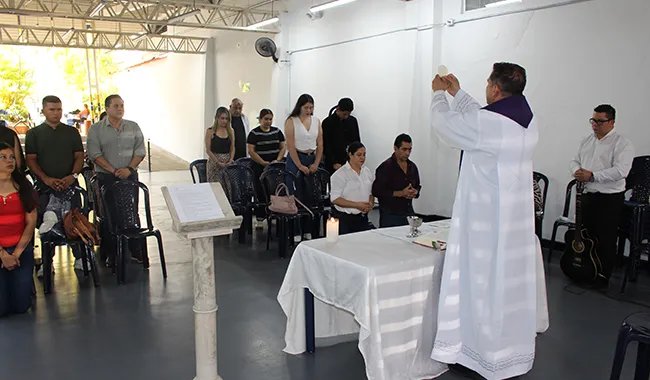 Eucaristía conmemorativa de bendición de estudiantes del CU Bucaramanga