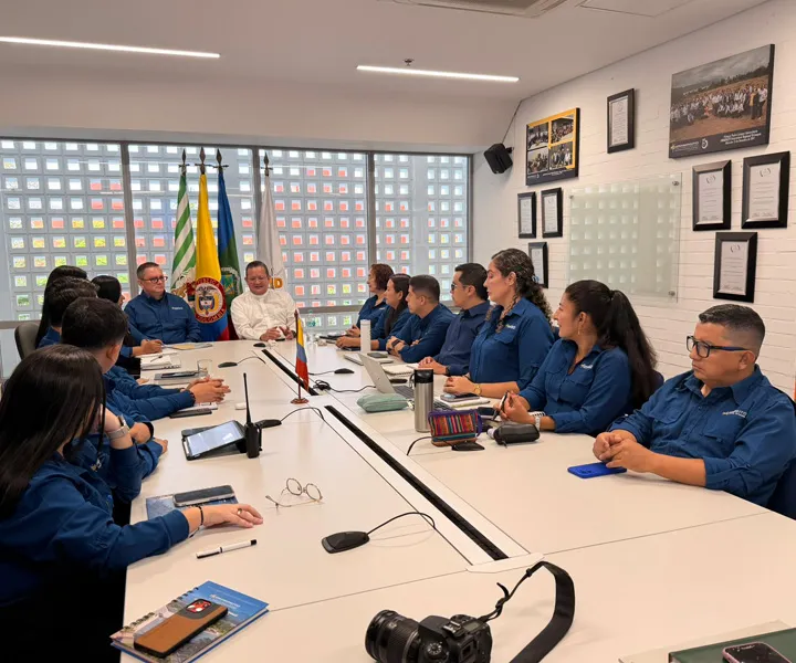 rector general de UNIMINUTO en su visita a la sede Orinoquía