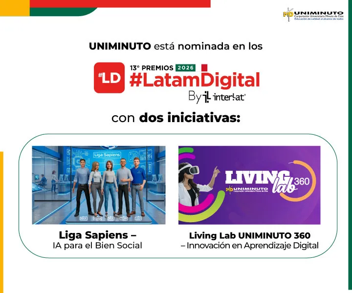 UNIMINUTO nominado a los premios LatamDigital 2026