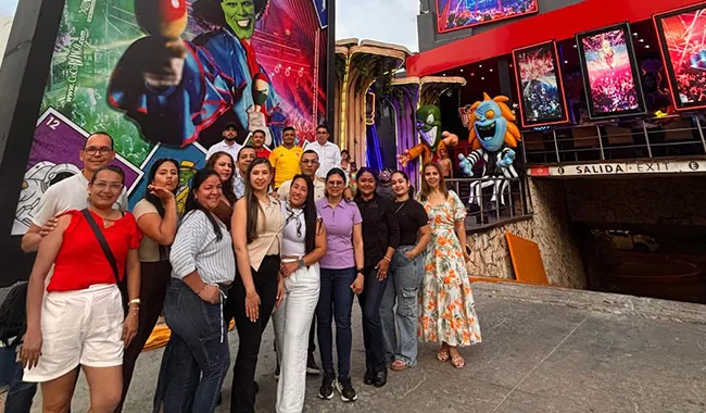 Visita empresarial de la delegación de UNIMINUTO a sectores estratégicos en Quintana Roo-Coco Bongo. 
