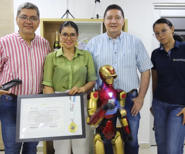 Recibimiento del reconocimiento obtenido por UNIMINUTO Tolima-Huila en el RoboRAVE World Championship 2026 – The Osaka Edition, Japón.