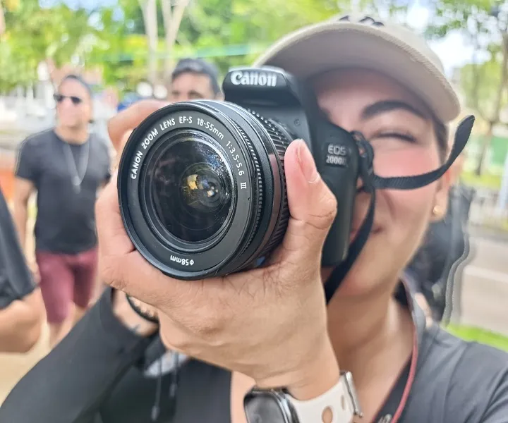 Estudiantes de Periodismo Ciudadano de UNIMINUTO Caribe descubren Barranquilla a través de la fotografía. Foto: Miguel Ángel González Tenias.