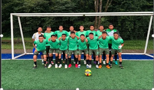 Equipo de fútbol masculino Bogotá presencial campeón de los XIV Juegos Nacionales UNIMINUTO 2026