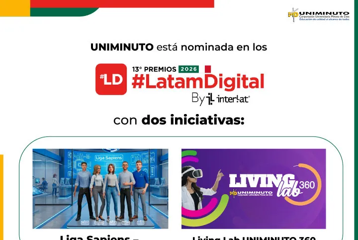 UNIMINUTO nominado a los premios LatamDigital 2026