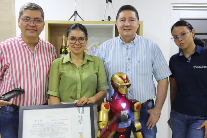 Recibimiento del reconocimiento obtenido por UNIMINUTO Tolima-Huila en el RoboRAVE World Championship 2026 – The Osaka Edition, Japón.