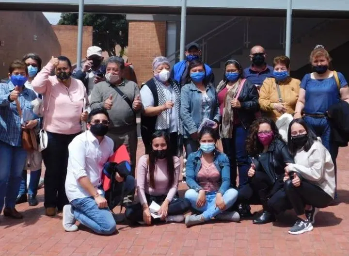 Asistentes a la jornada de inclusión digital para adultos mayores 