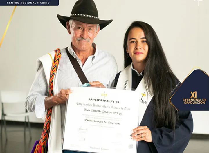UNIMINUTO Centro Regional Madrid y Centros de Operación Académica Villeta, La Vega y Guaduas, gradúa 37 nuevos profesionales integrales y cualificados para el departamento.