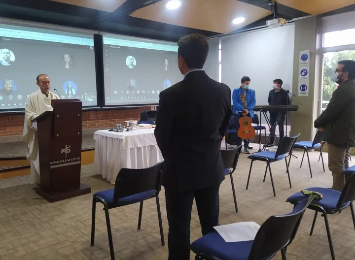 La Pastoral Universitaria de la Rectoría Bogotá - Presencial, acompañó la XV Semana Internacional de la Facultad de Ciencias Empresariales, llevada a cabo del 2 al 5 de noviembre de 2021. 