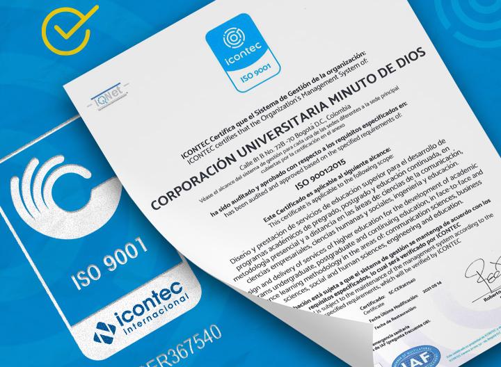 Renovación ISO 9001:2015 UNIMINUTO Cundinamarca
