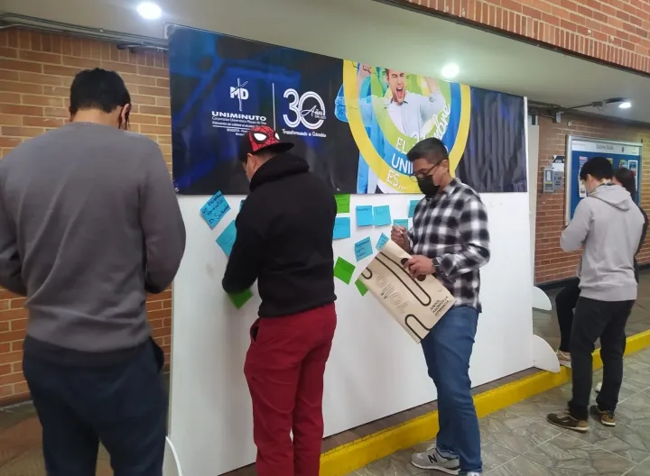 Actividad del día del hombre en UNIMINUTO