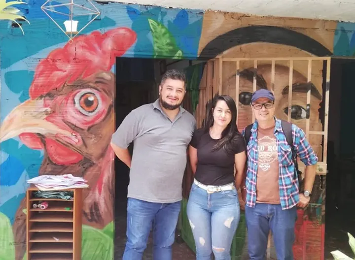 Docentes de UNIMINUTO Aburrá Sur en la Fundación Cultural el Hormiguero