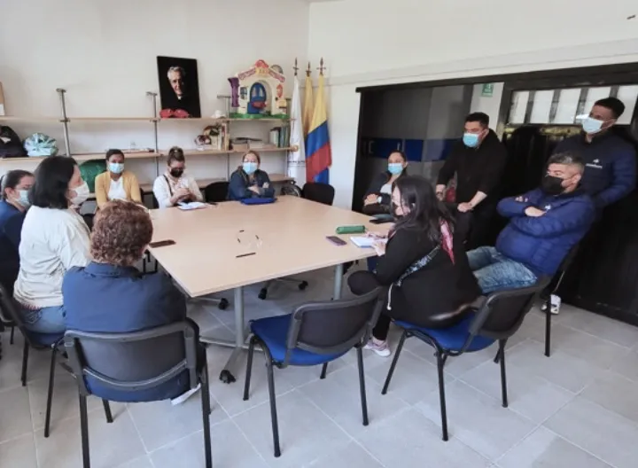 Reunión directivos del INPEC y de UNIMINUTO Virtual y Distancia