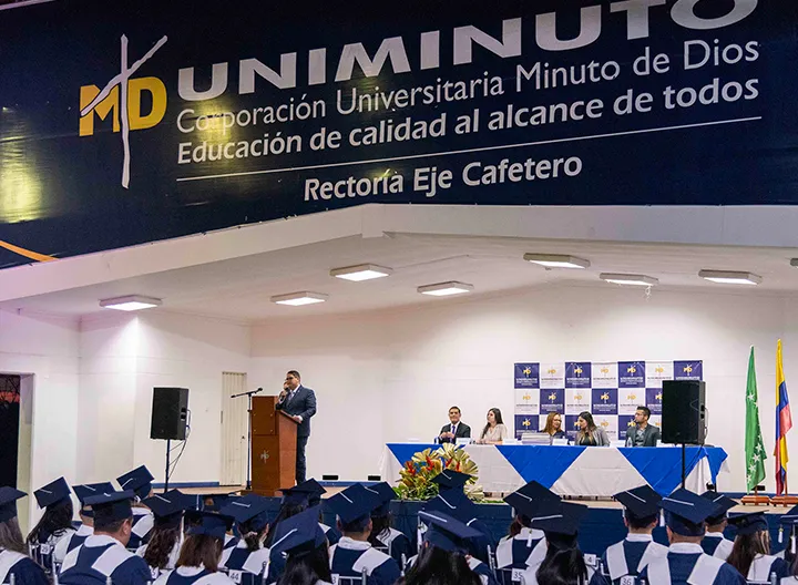 Ceremonia de graduación en UNIMINUTO Pereira