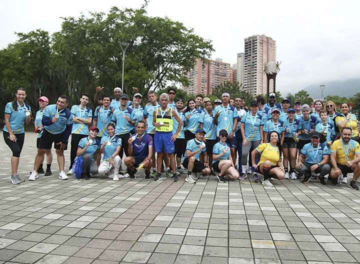 Participantes de la maratón 5k