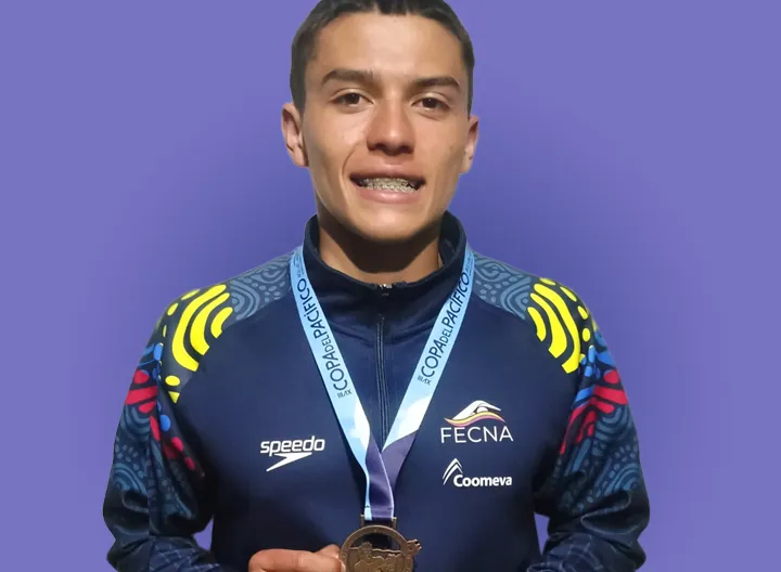 Nicolás Mejía Tarquino, estudiante de Licenciatura en Educación Física, Recreación y Deporte.