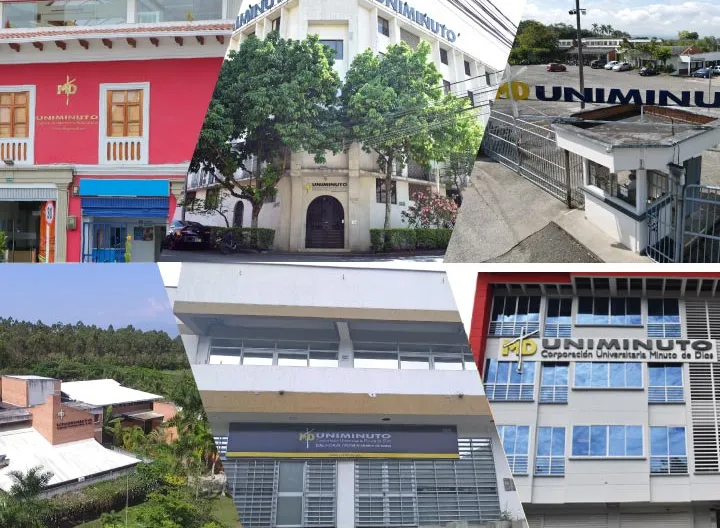 Centros Universitarios de l Rectoría Centro Occidente (Cali, Pasto, Pereira, Buga, Buenaventura, Chinchiná)