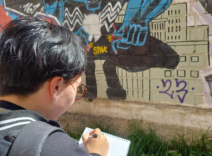 Grafitis en Soacha