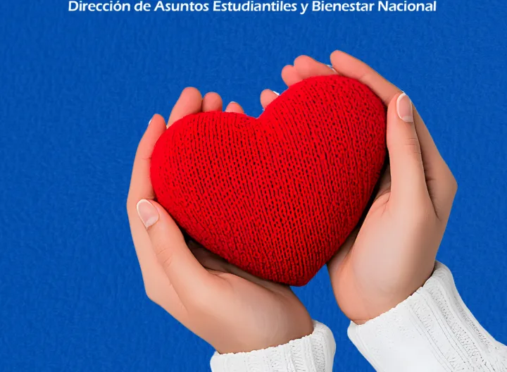 Imagen de un corazón tejido 