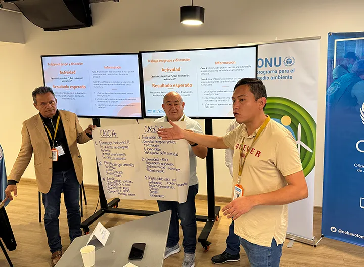 Taller de la ONU sobre medio ambiente en la acción humanitaria con participación de UNIMINUTO