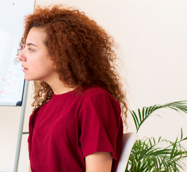 psicologa con pacientes