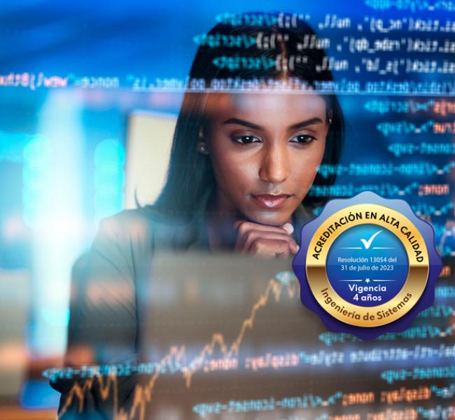 Persona tocando la pantalla de un un computador señalando lenguaje de programación